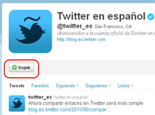 twitter - seguir twitter - seguir